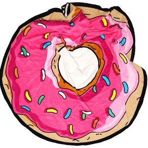 Universal Studios The Simpsons Pink Donut 60" Round Beach Towel